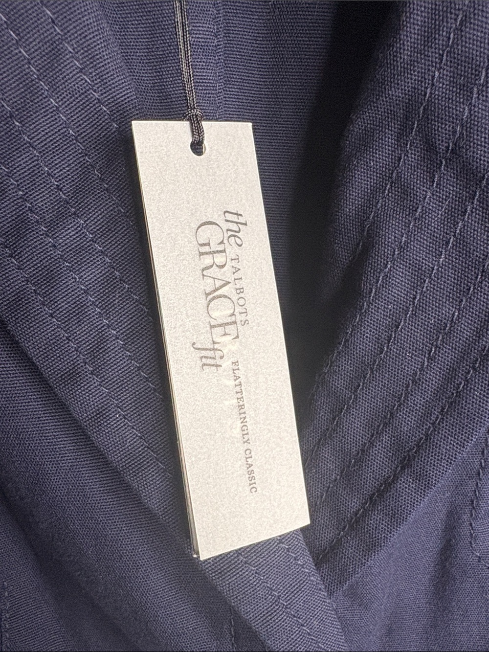 Talbots Deep Navy Single-Button Blazer Jacket - Picture 3 of 10
